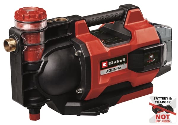 Einhell AQUINNA, Batteri, 3,7 stang, 3800 l/t, Sort, Rød - SOLO