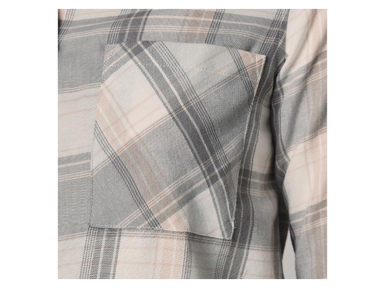 Flanellen dames blouse
