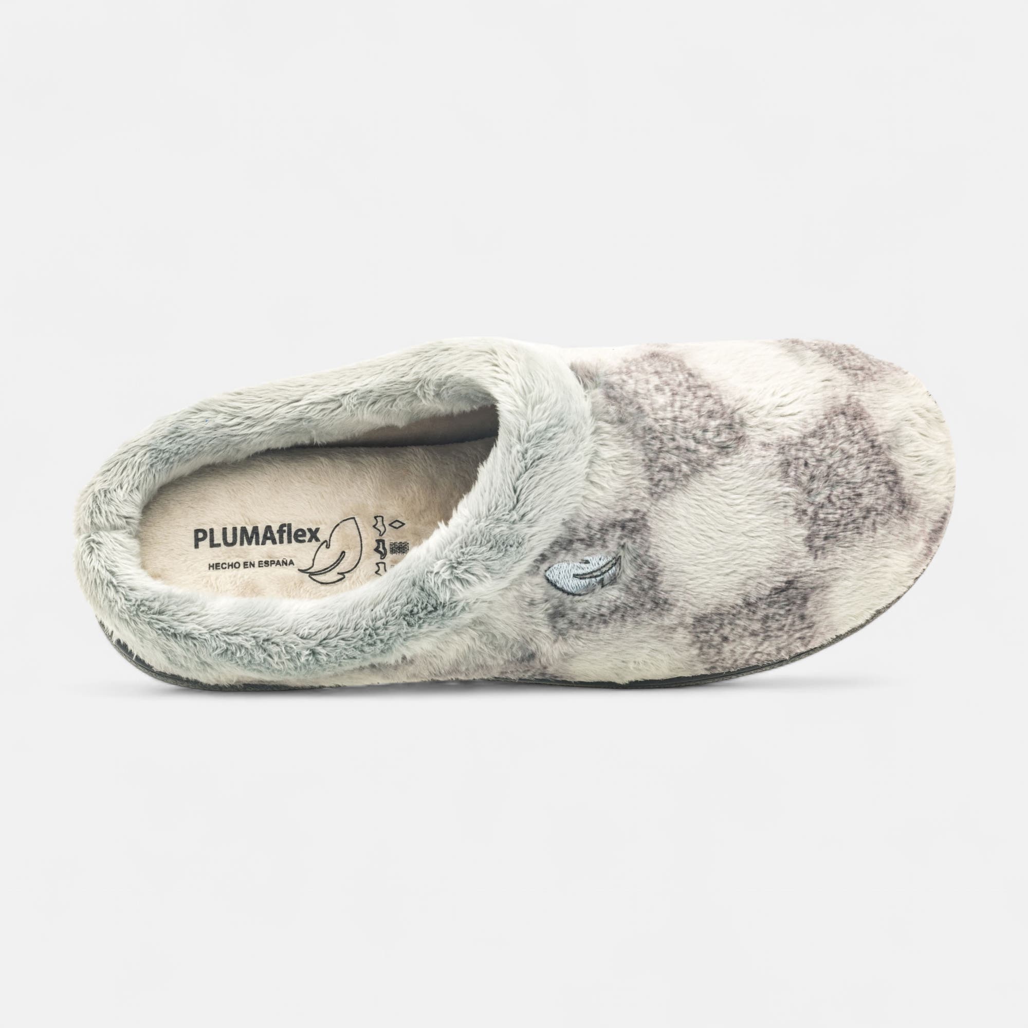 Pantoufles mules Femme gris