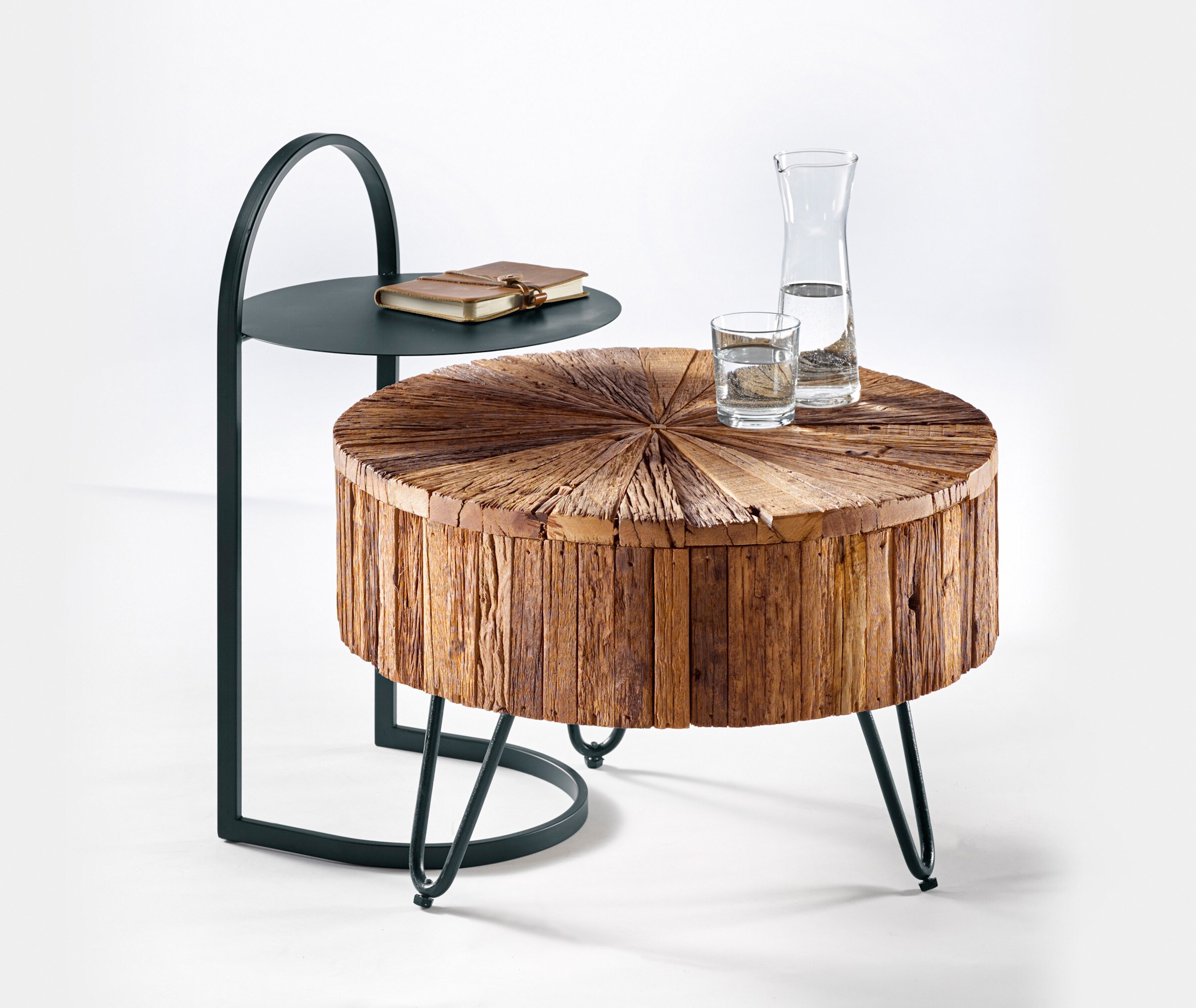 heine home Beistelltisch in schwarz