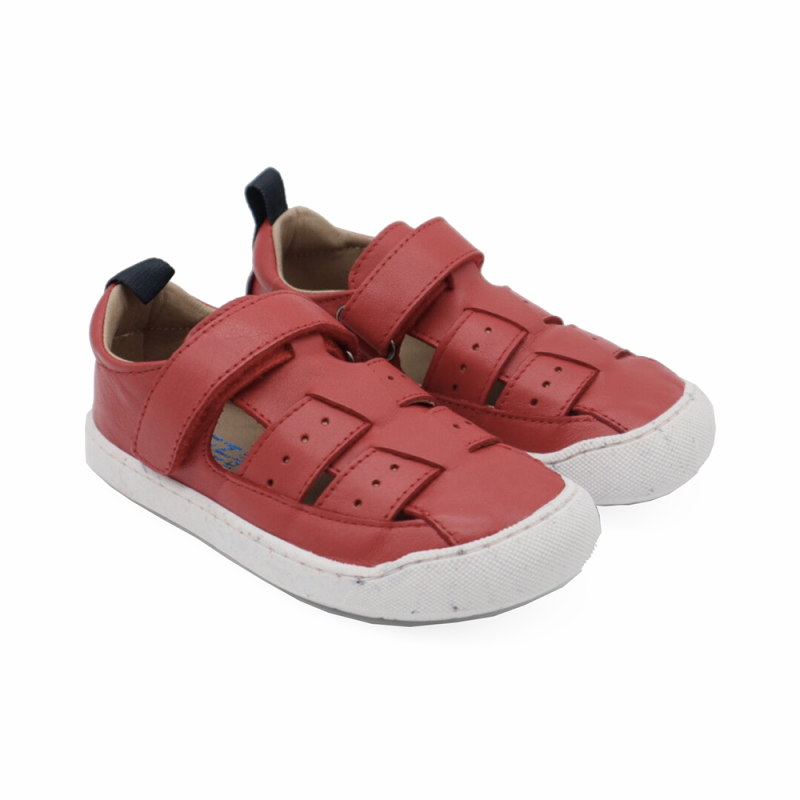 Acebos Acebos Barefoot Gummi Sandales Rouge