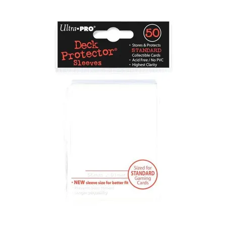 Ultra Pro Powder White Protector Hüllen, 50 Stück