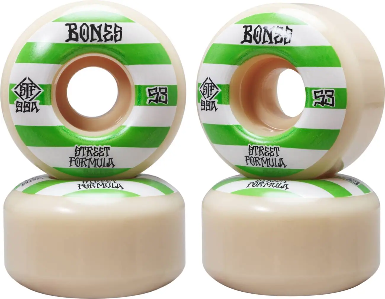Bones STF V4 Wide Skateboard Hjul 4-Pak | SkatePro
