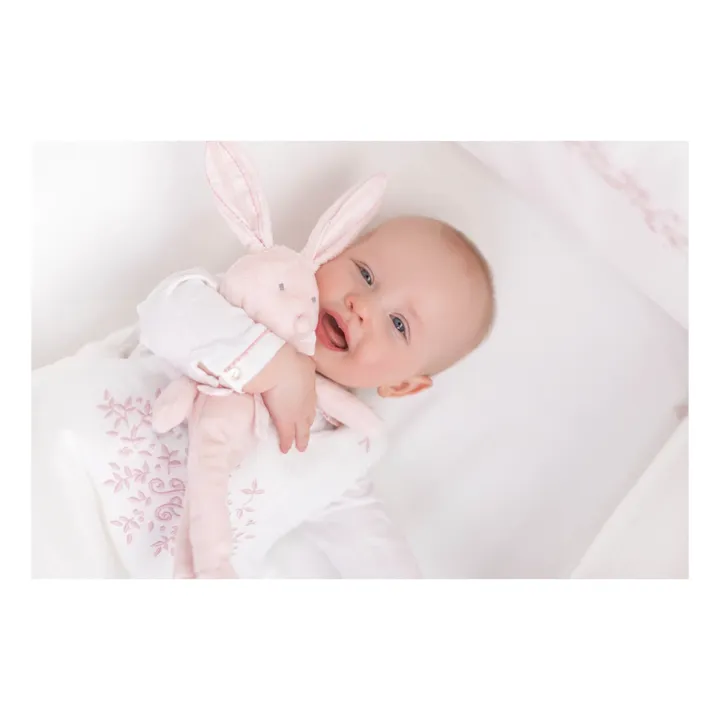 Tartine et Chocolat Doudou Augustin le lapin tout doux | Rose pâle