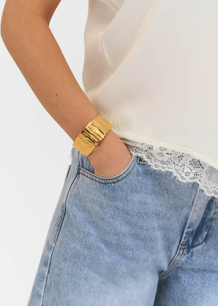 Floor bangle goud