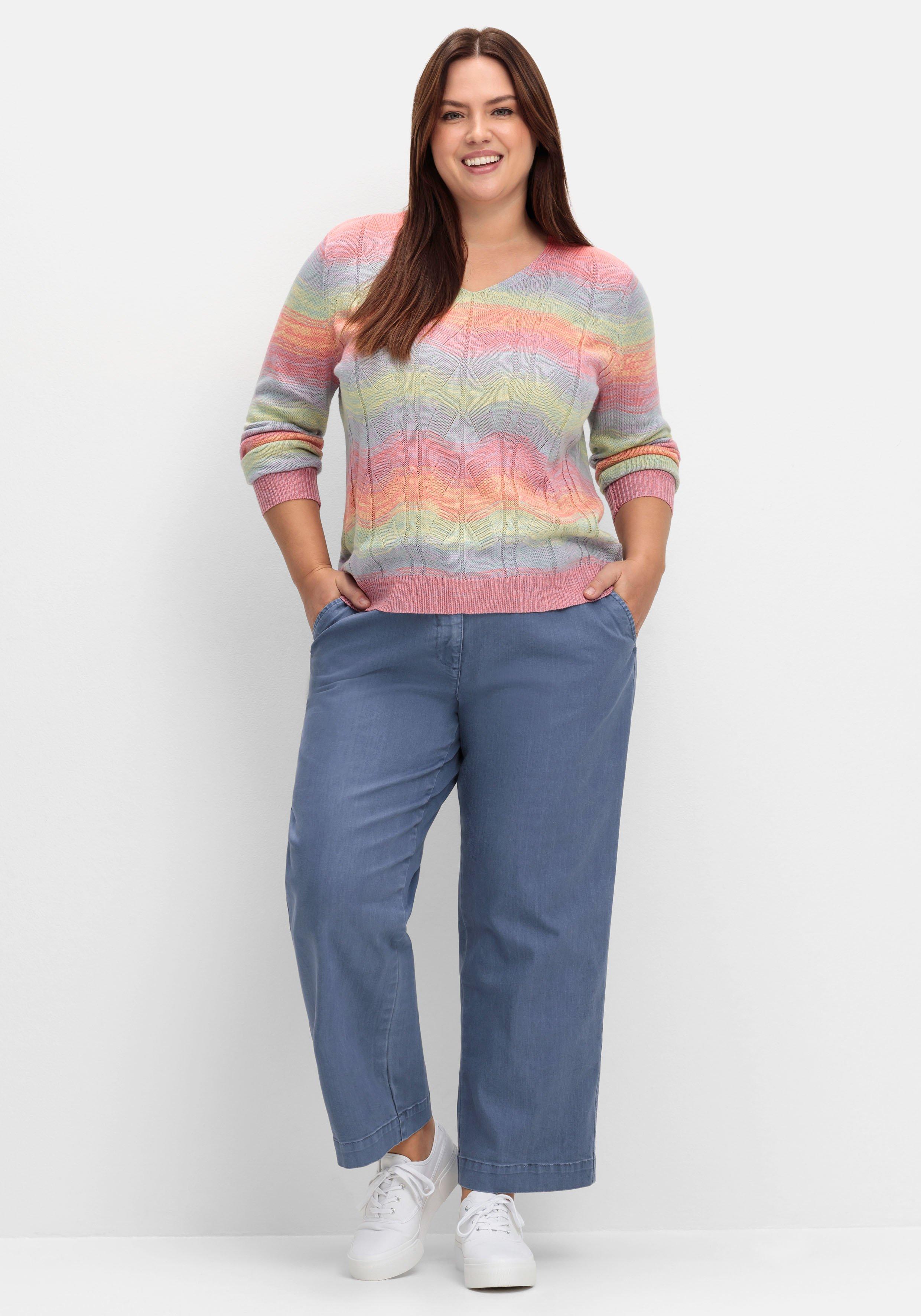 Culotte aus weichem Twill, in gewaschener Optik
