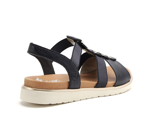 Rieker nu pieds plats femme v5051 bleu