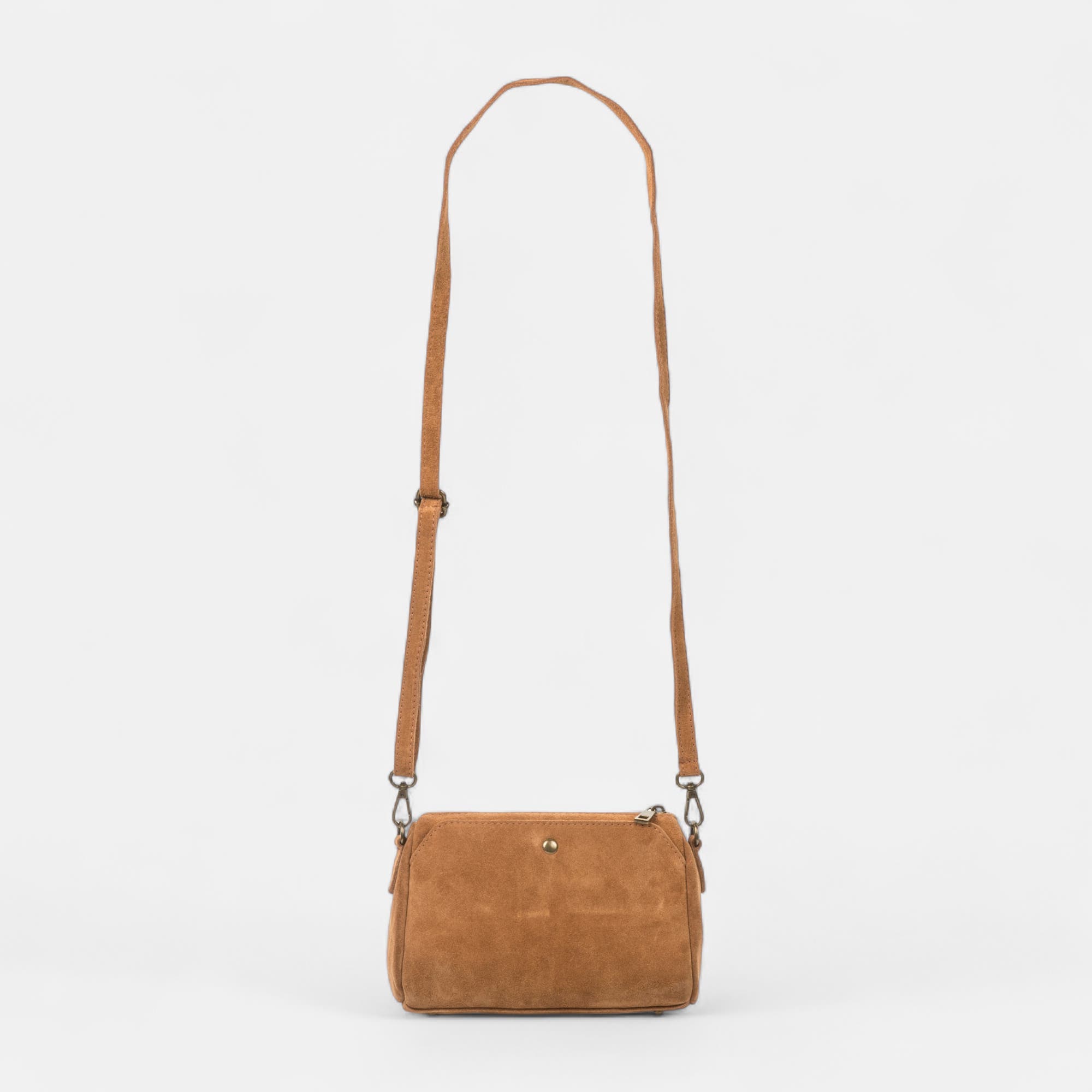Sac bandoulière en cuir cognac