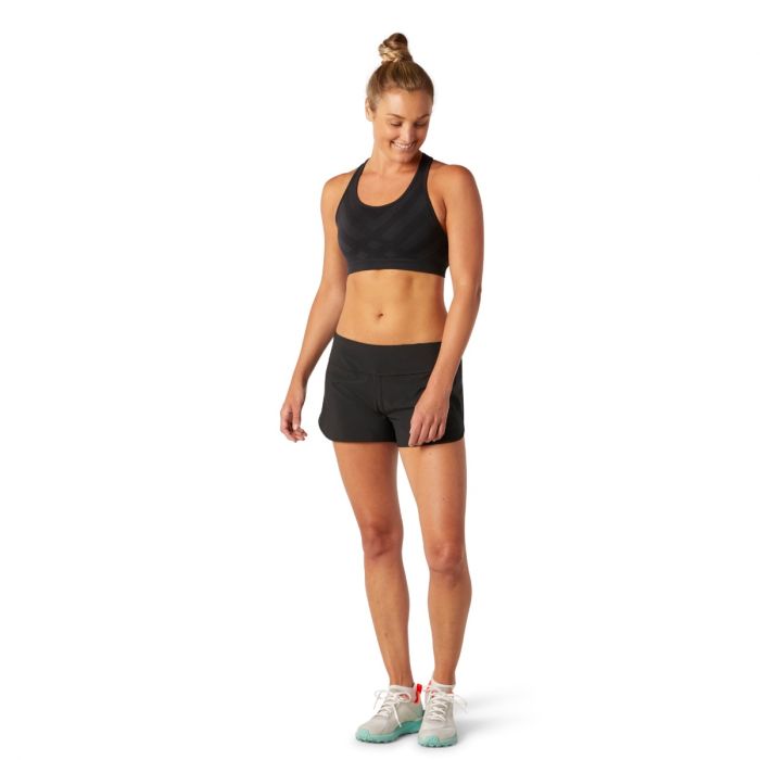 Smartwool Dame Undertøj og basislag Merino Sport Seamless Racerback Bra Sort