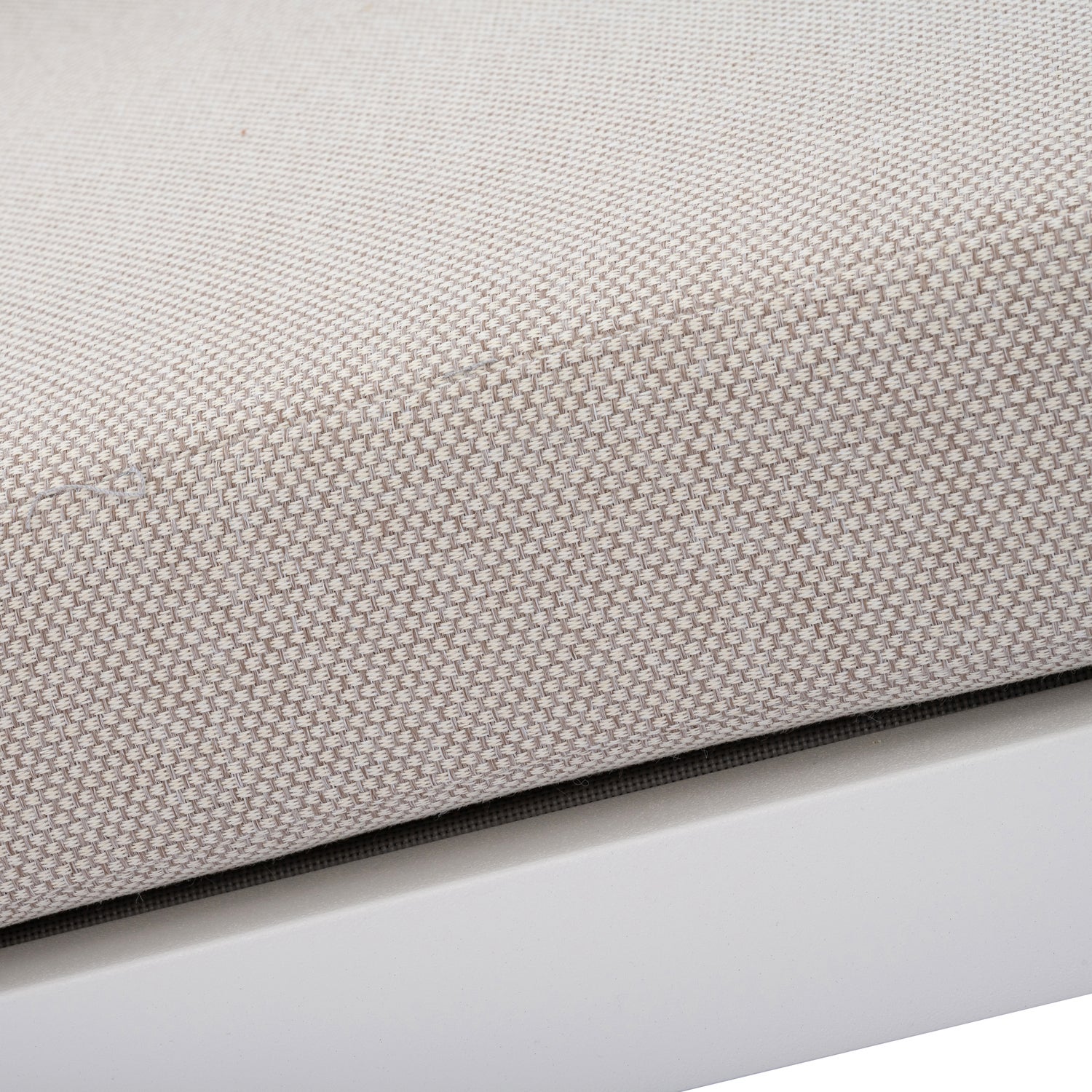 Intratuin tuinbank Julia wit / taupe 198 x 76 x 81 cm