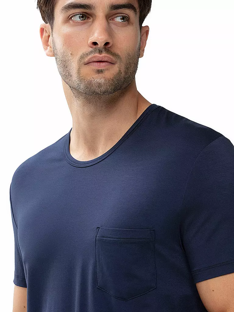 MEY Pyjama T-Shirt JEFFERSON yacht blue blau
