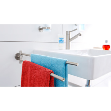 Tesa Handdoekhouder Moon 2-armig Flexibel