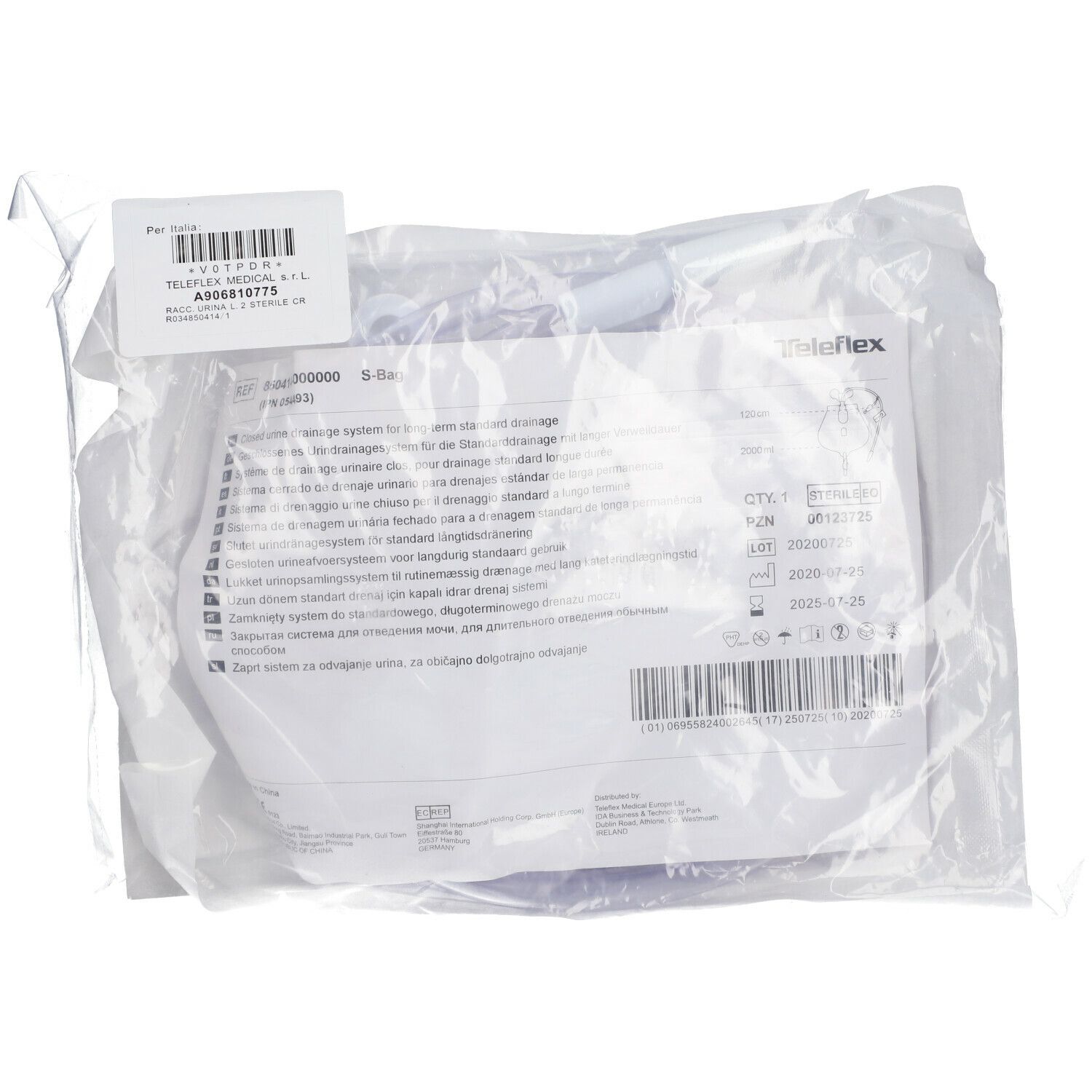 Urinauffangbeutel S-Bag