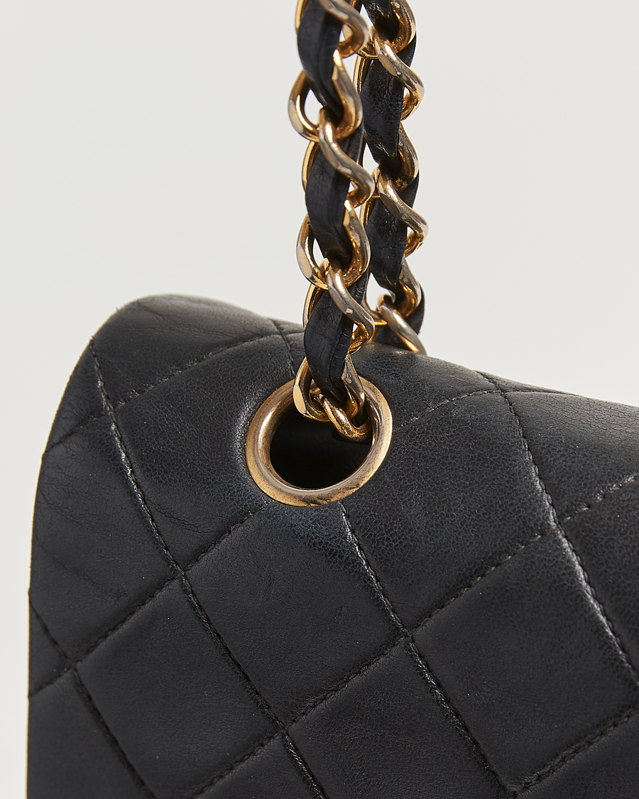 Chanel Pre-Owned Classic Double Flap Medium Lambskin Black