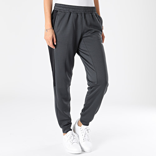 Pantalon Jogging Femme A856B Gris Anthracite Noir