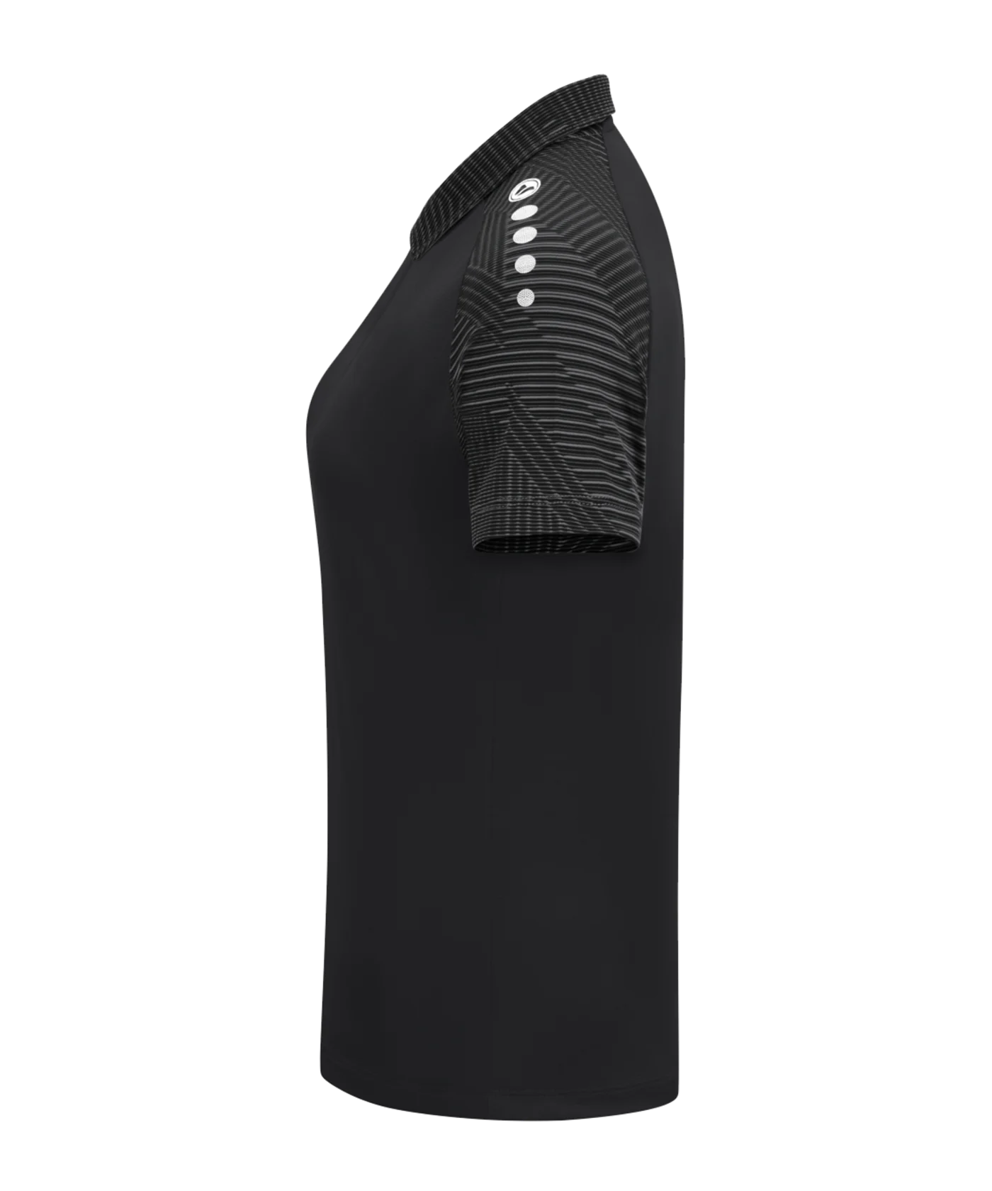 JAKO Performance Polo Damen Schwarz Grau F804