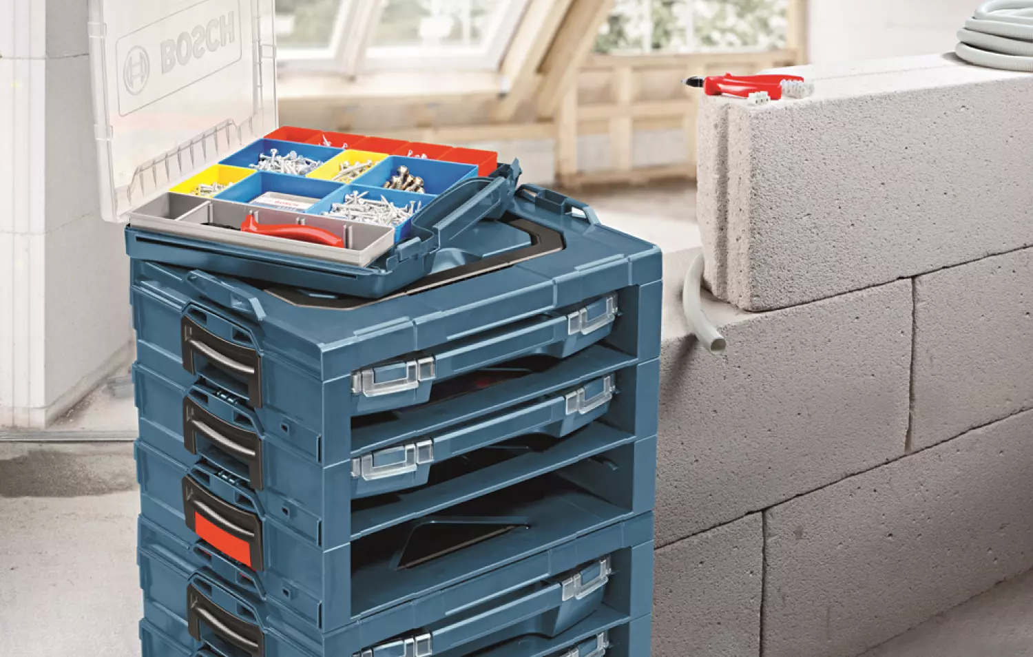 Bosch 1600A001S6 10 delige organiser set voor i-BOXX 72