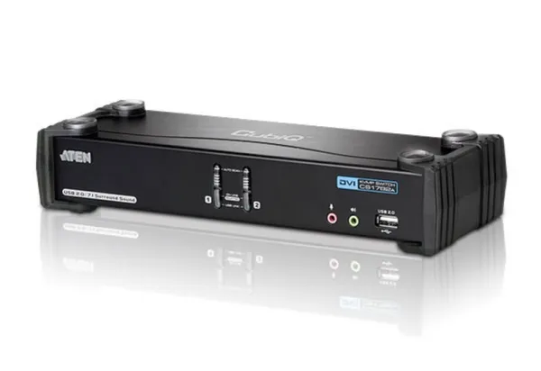 ATEN CubiQ CS1782A - KVM / audio / USB switch - 2 x KVM / audio - 1 lokalbruger - desktop