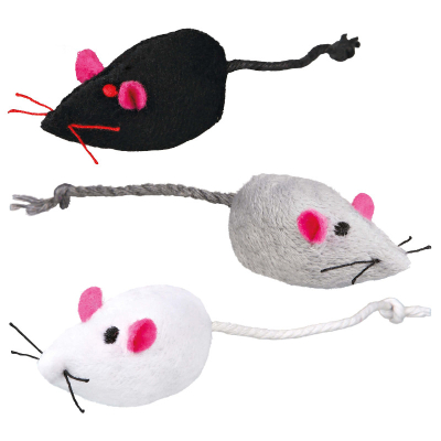 Trixie Plüschmaus Catnip mit Glocke 5cm
