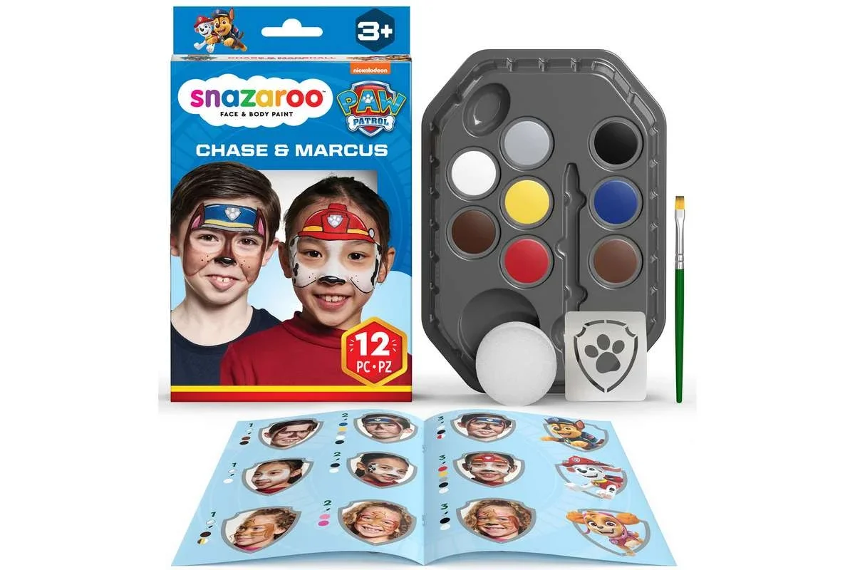 Snazaroo - Paw Patrol - Make-up Farvesæt - Chase & Marshall