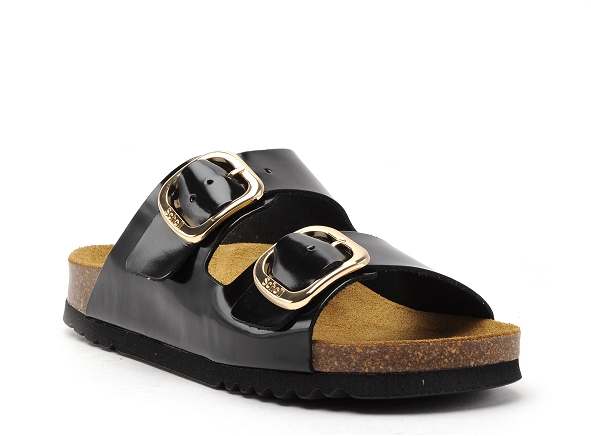 Scholl mules et sabots plats femme noel 31524 noir