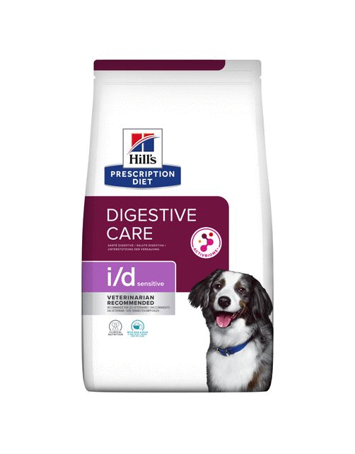 Hill's Prescription Diet I\/D Sensitive Digestive Care Zak - Hondenvoer - Ei Rijst 4 kg