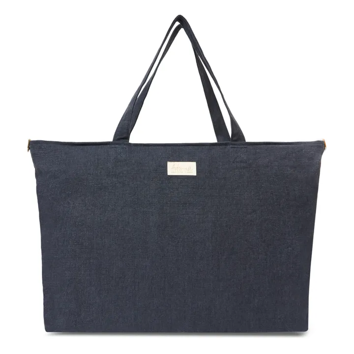 Adorna Sac week-end en lin | Bleu marine