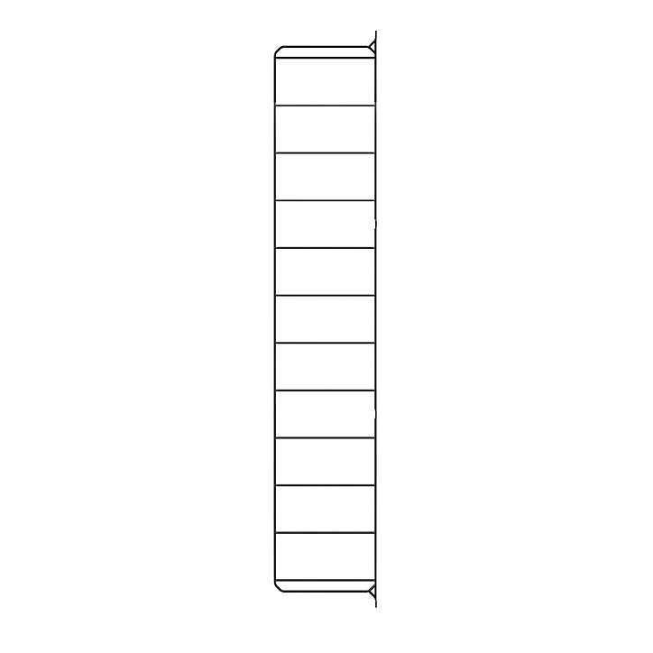 Échelle murale pour rangement modulable ouvert GoodHome Rigga blanc H. 171,2 cm