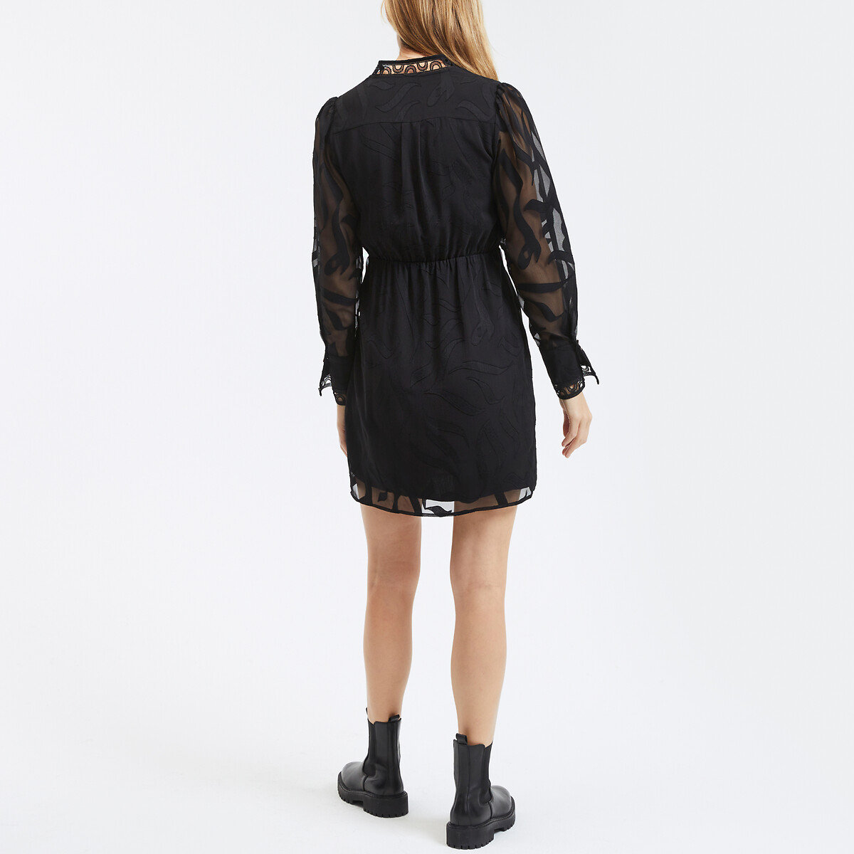 SUNCOO<br>Vestido curto com decote em V CHARLY