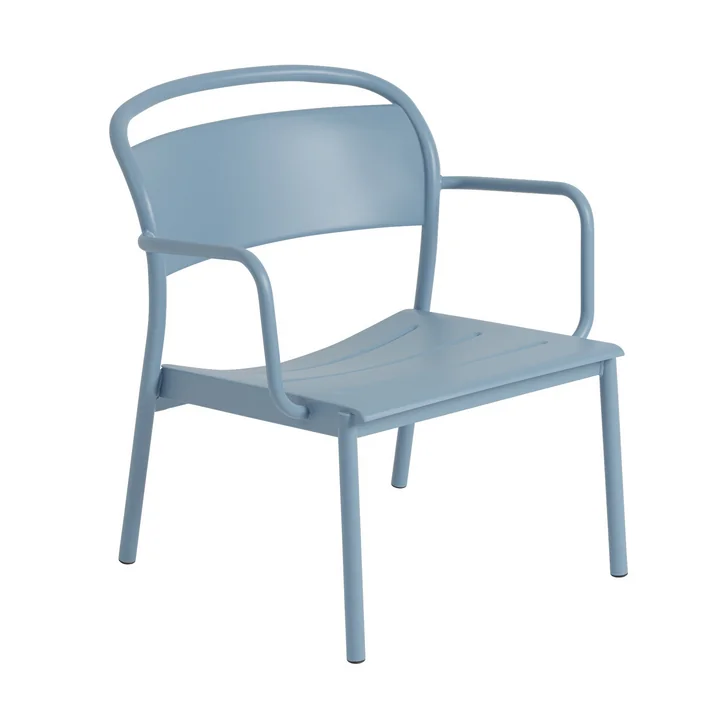 Muuto - Linear Steel Armchair, hellblau NCS 4020-B