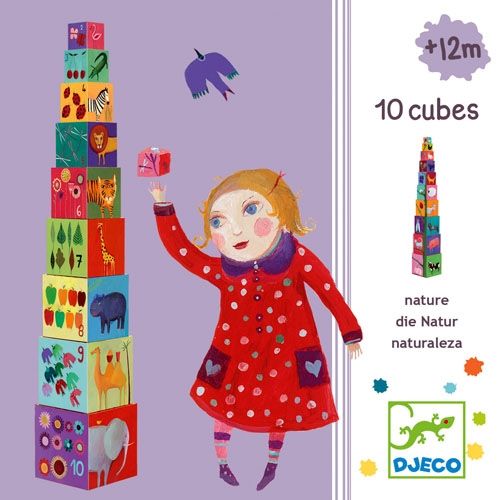 Djeco stapelblokken natuur DJ08505