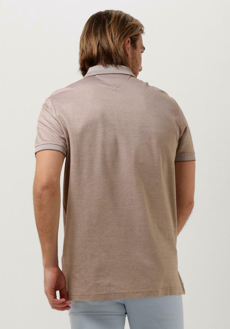 TOMMY HILFIGER khaki tommy hilfiger polo oxford logo collar reg polo