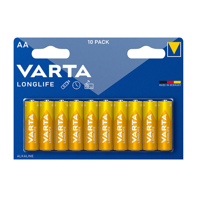 Varta batterijen longlife - AA - set van 10