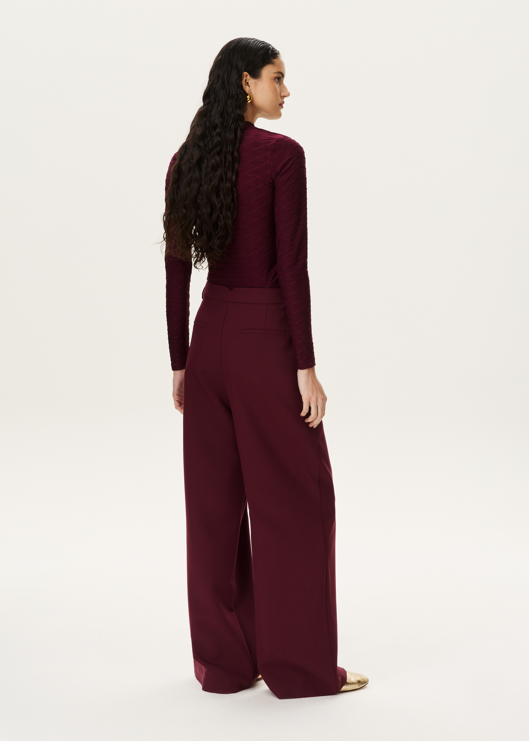 Top met lurex details