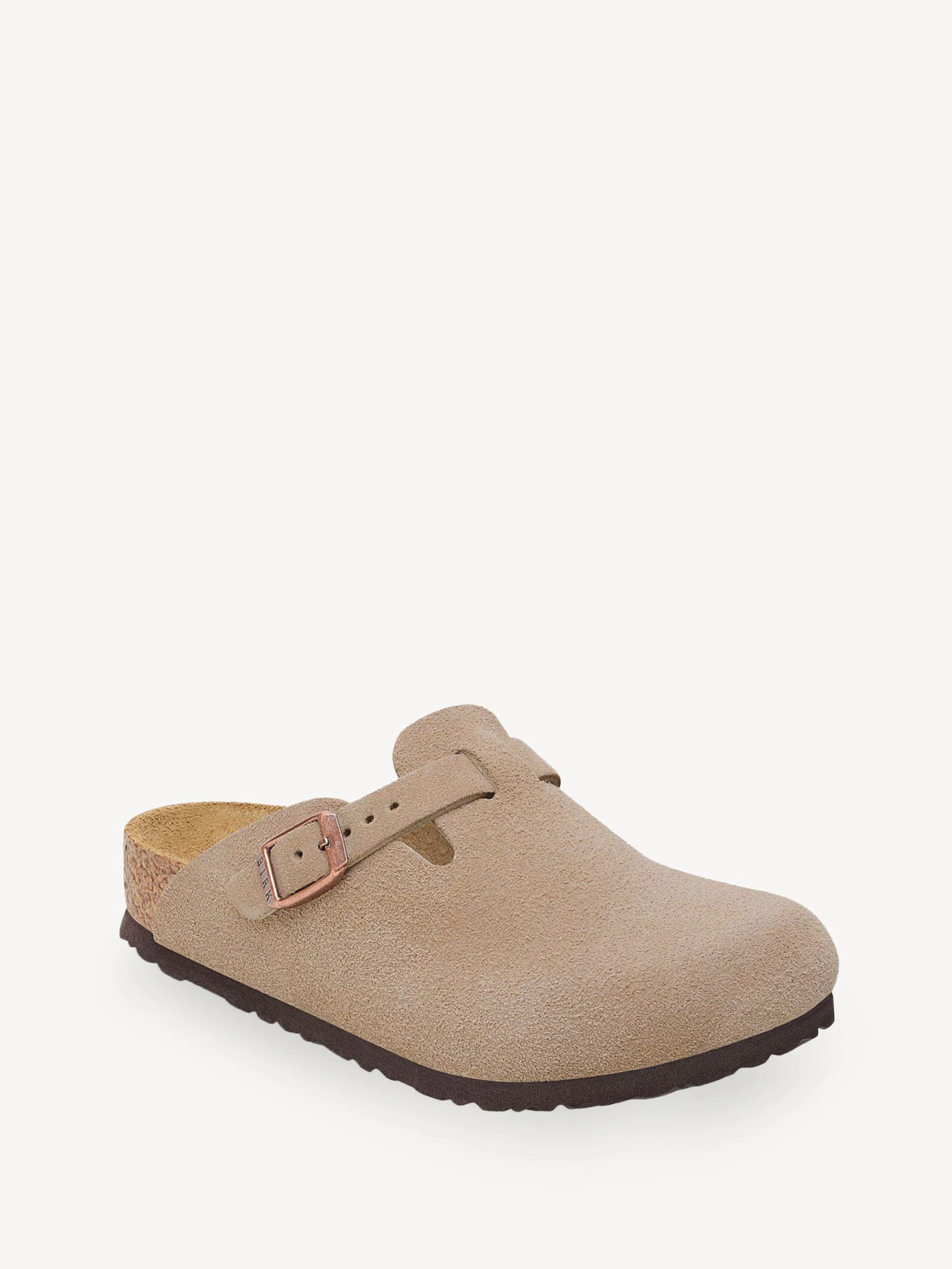 Birkenstock Boston suède klompen voor kinderen