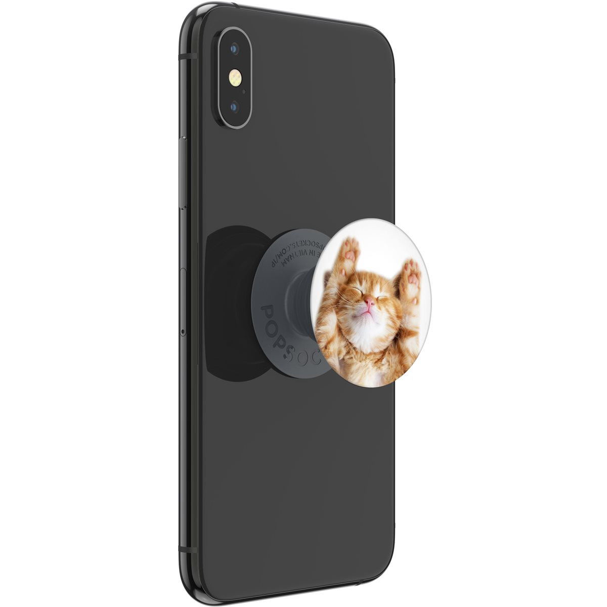 PopGrip Basic Finger Griff Halterung für Smartphones / Tablets (70072) - Snoozy Cat