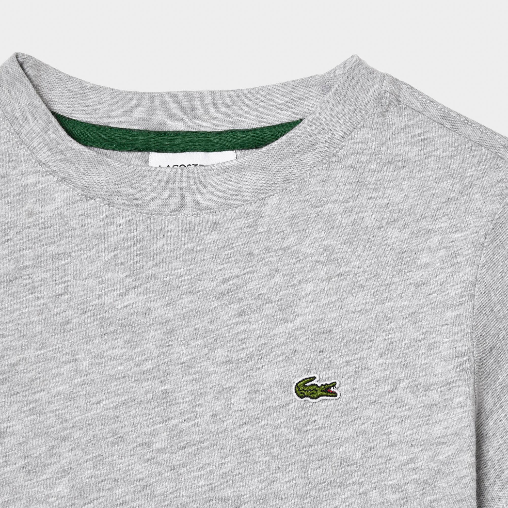 T-Shirt aus Baumwolljersey T-Shirts & Hemden - Grau - Lacoste - Kinder