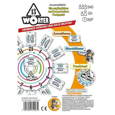 Asmodee Captain Games 13 Wörter