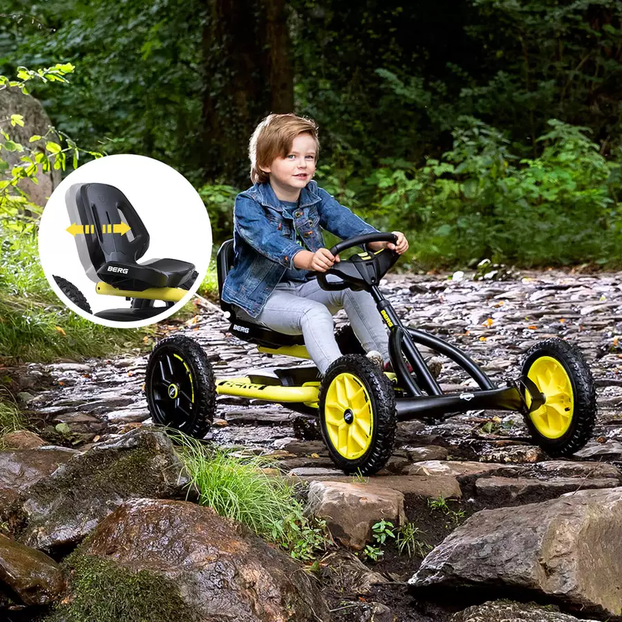 BERG Pedal Go-Kart Buddy Grey Sondermodell - limitiert