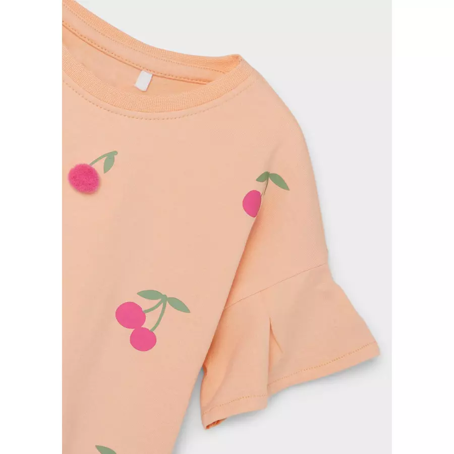 name it T-Shirt Nmffenja Peach Nectar