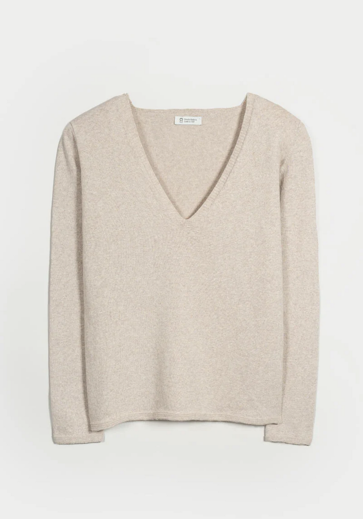 Rifo Strickpullover Aura Beige Avena