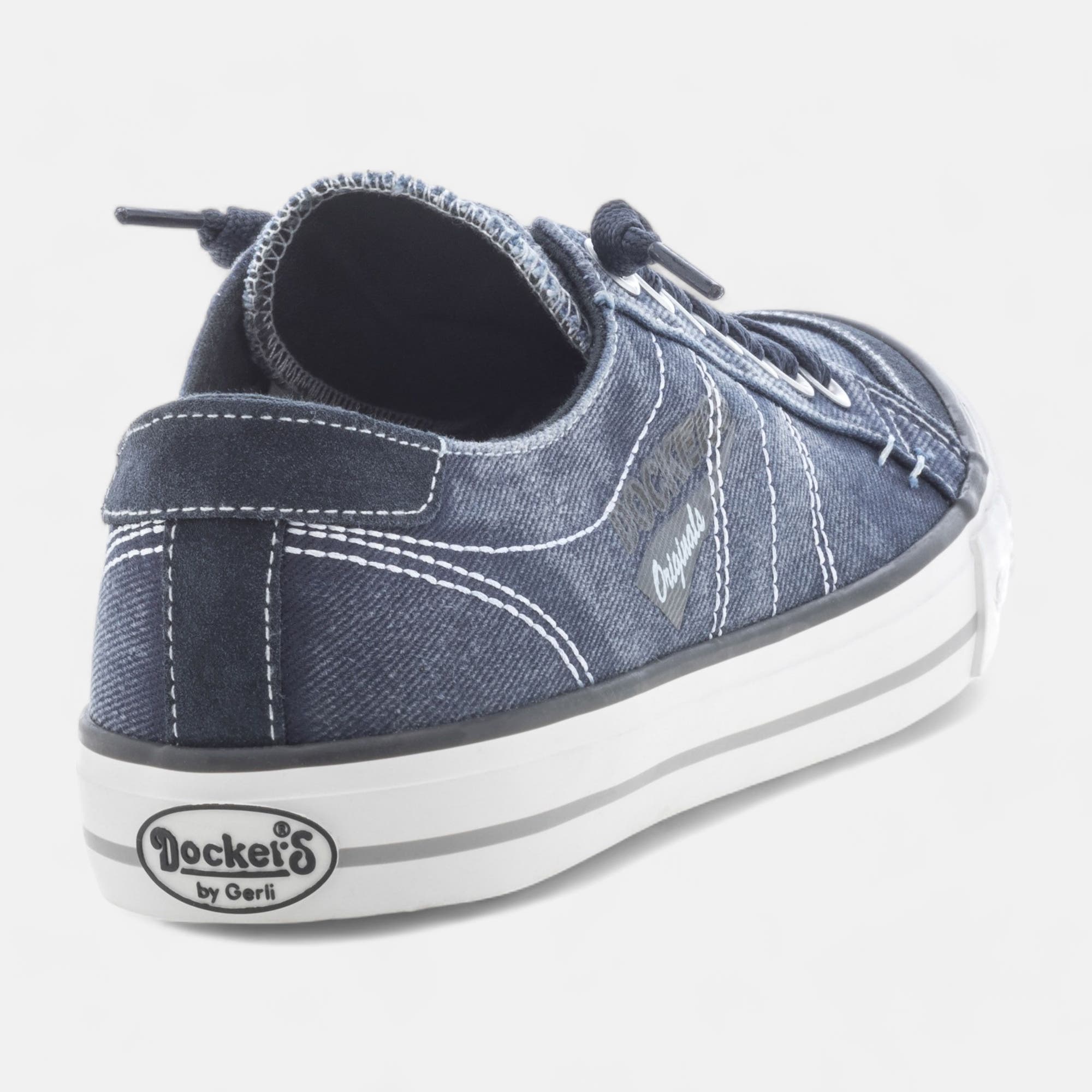 Baskets en toile Homme bleu marine