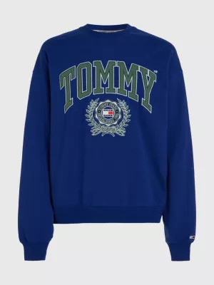 Moletom College Boxy Fit com Logo
