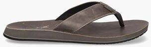 Reef Drift Classic Slipper Donkergrijs Zwart