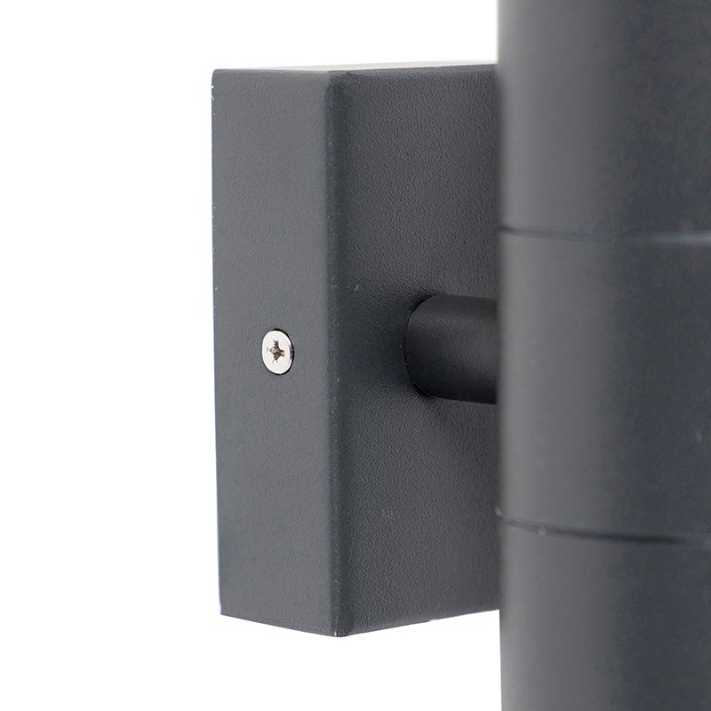Buitenwandlamp antraciet IP44 - Duo
