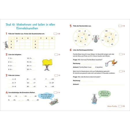 Tessloff Fit für Mathe 2. Klasse. Mein Testheft
