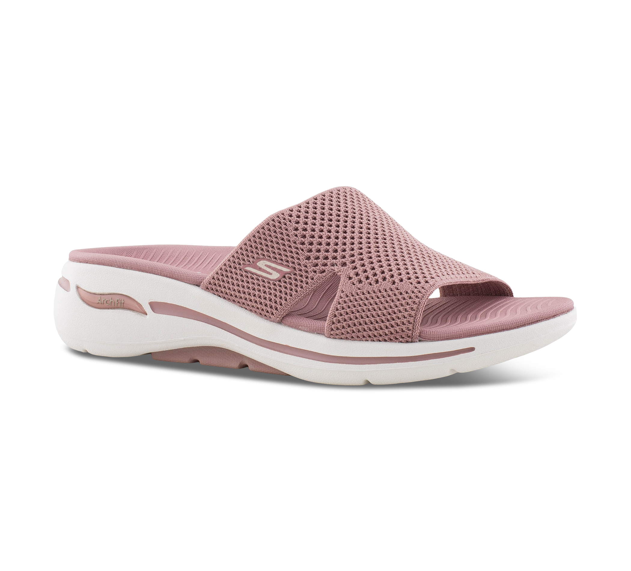 Skechers Go Walk - Pantoletten rosa