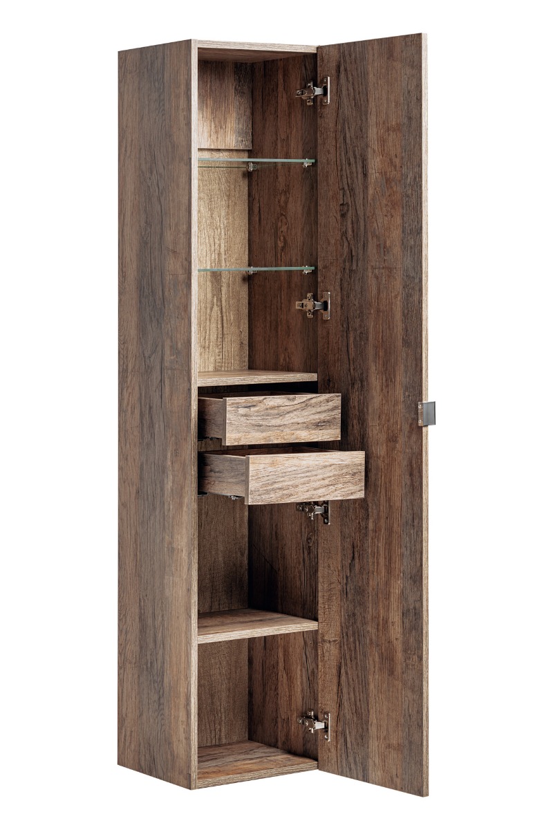Comad Santa Fe FSC kolomkast 35x33x160cm bruin eiken