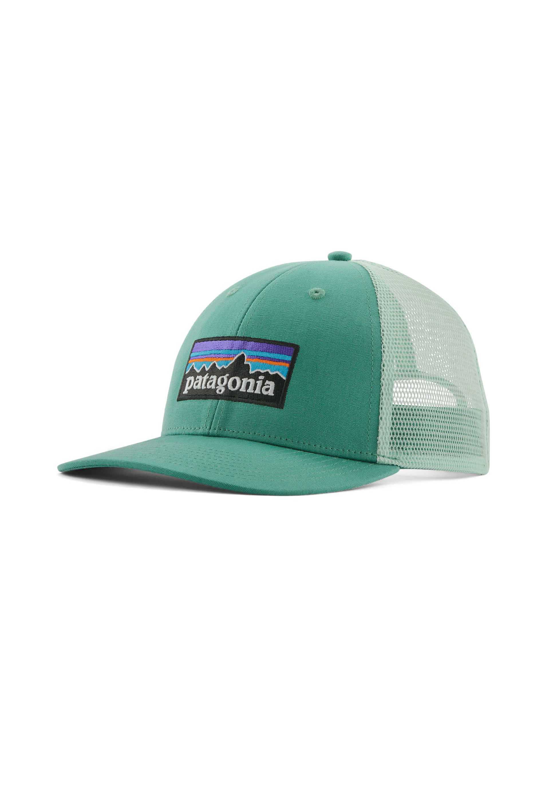 Patagonia Cap P-6 Logo LoPro Trucker Hat Heartleaf Green
