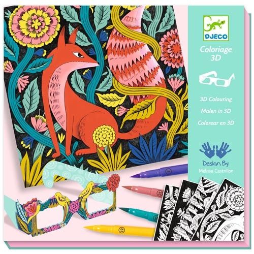 Djeco 3d-kleuren - fantasiebos